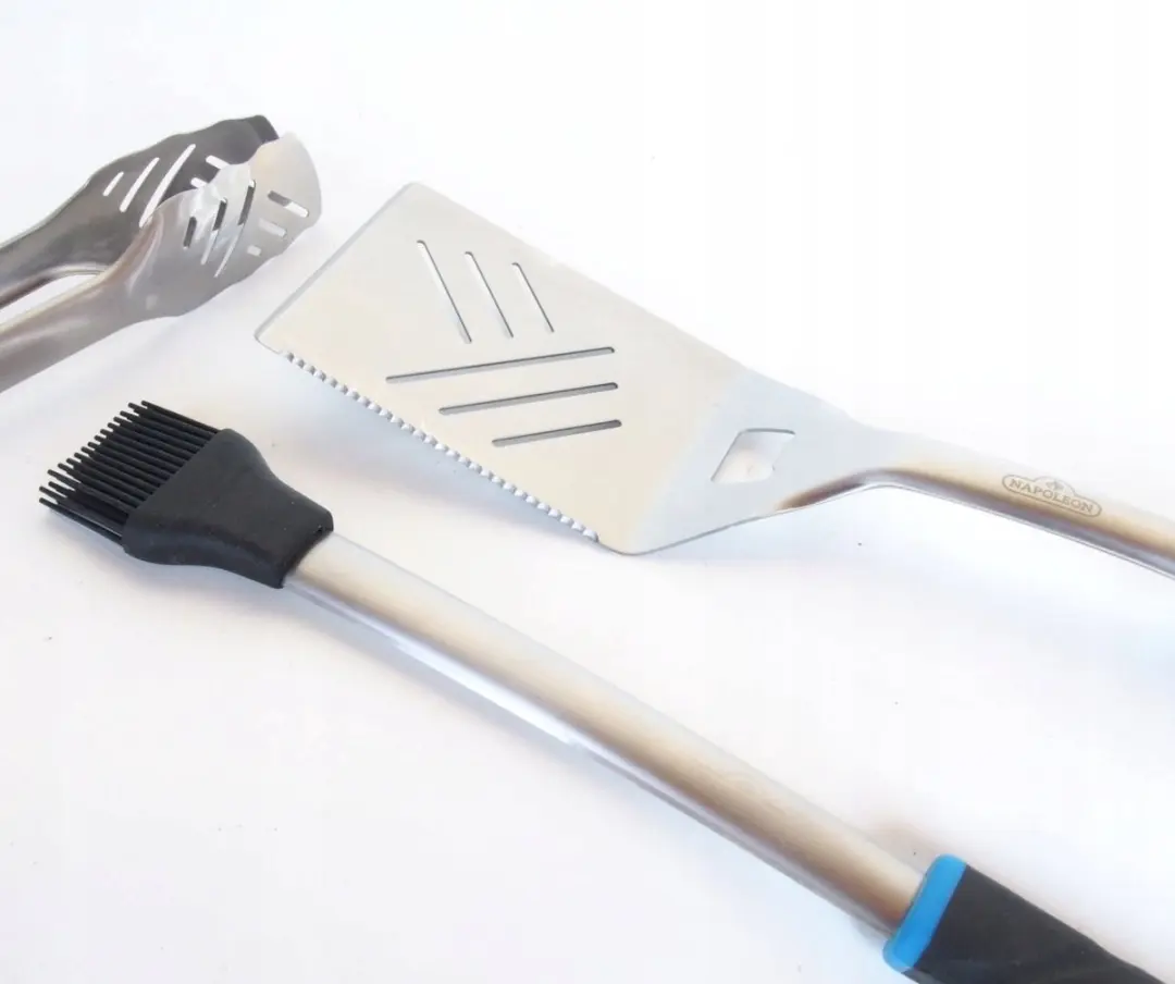 Napoleon BBQ Gereedschapset 3-delig - Blauw/Zilver/Zwart