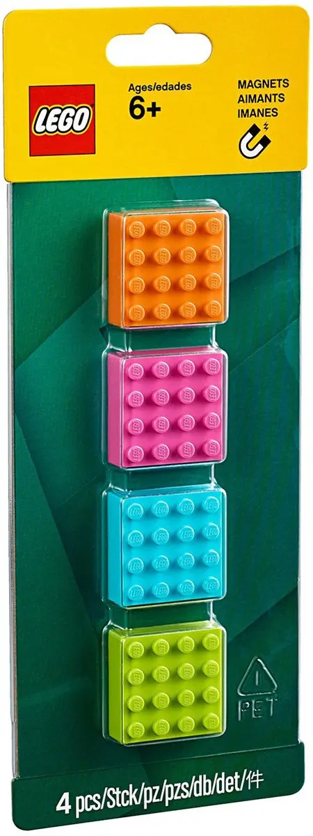 LEGO 4x4 Steenvormige Magneten