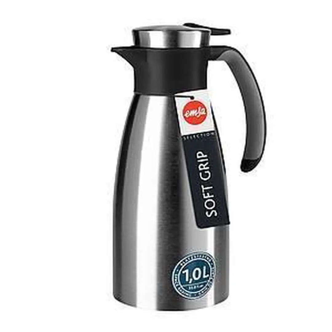 Emsa Soft Grip isoleerkan 1L - Zwart - afbeelding 6 van 6