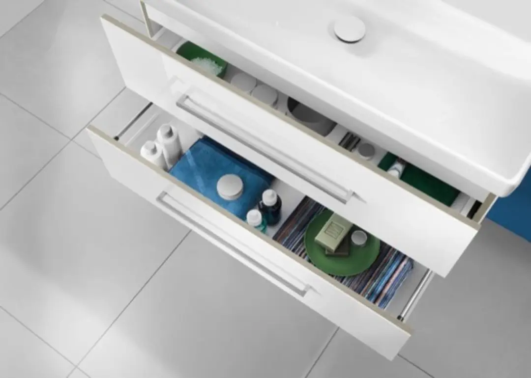 Villeroy & Boch Avento Meubelwastafel 100x47cm - 2 Kraangaten - CeramicPlus - Alpine Wit - afbeelding 5 van 5