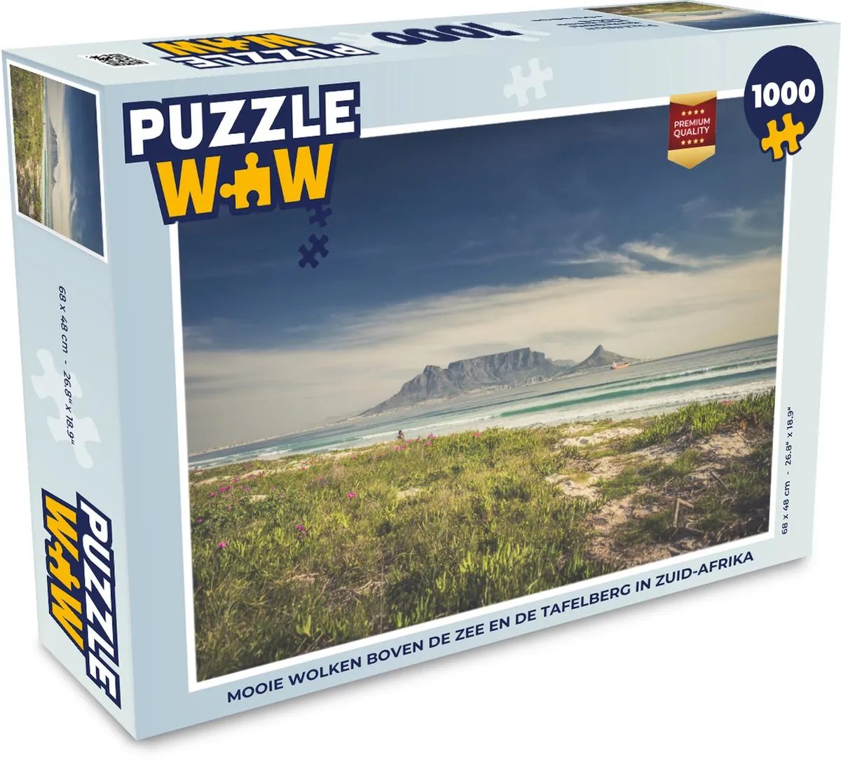 PuzzleWow Legpuzzel Mooie Wolken Zuid-Afrika 1000 Stuks