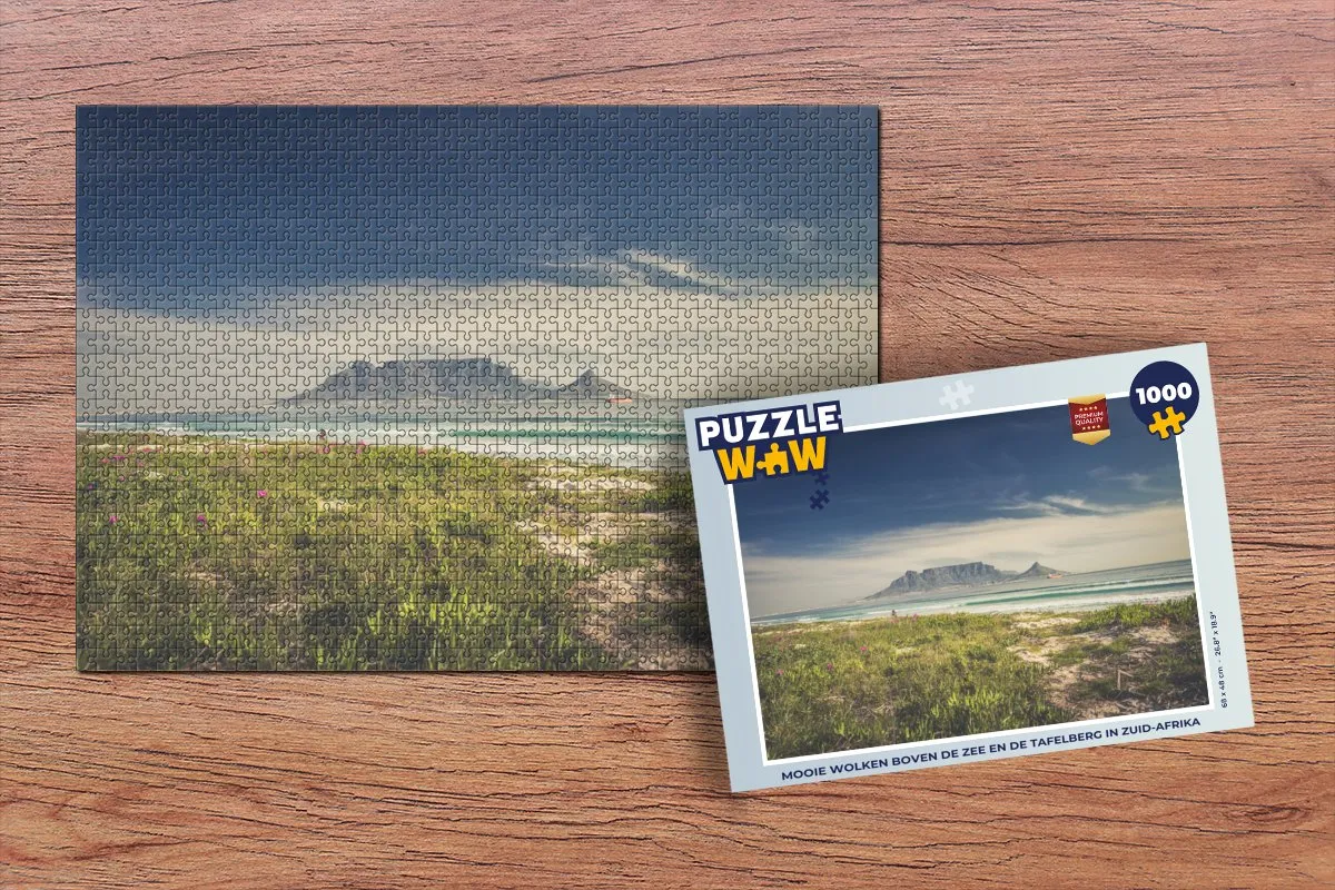 PuzzleWow Legpuzzel Mooie Wolken Zuid-Afrika 1000 Stuks - Multicolor