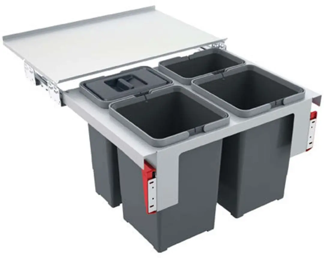 Franke Garbo 60-4 Inbouw Afvalemmer 4x40L