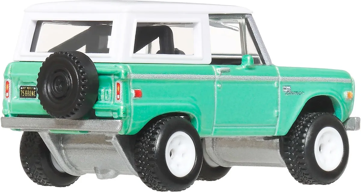 Hot Wheels Boulevard '75 Ford Bronco - Groen - afbeelding 6 van 6