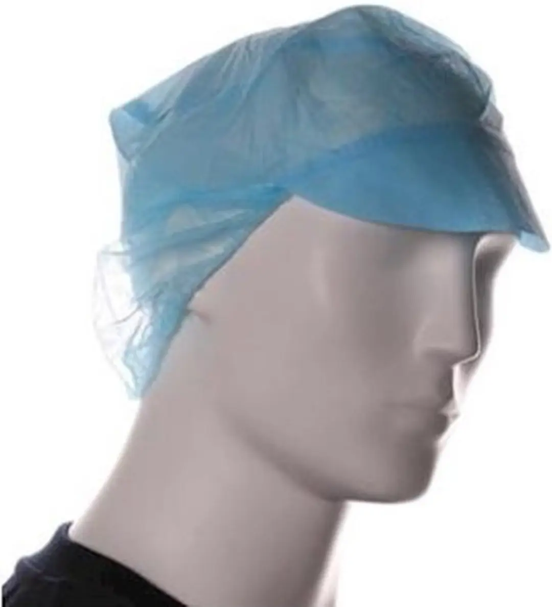 Oxxa Cover Pet met Klep en Haarnet - Blauw - 100 Stuks