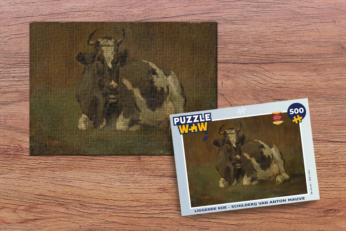 PuzzleWow Anton Mauve Legpuzzel 500 Stuks - Multicolor