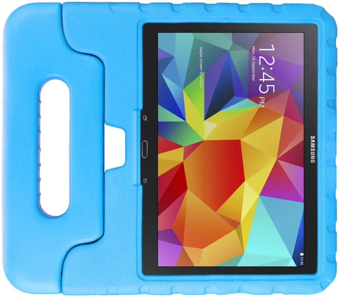 HappyCase Kinder Tablethoes Samsung Galaxy Tab 4 10.1 - Blauw
