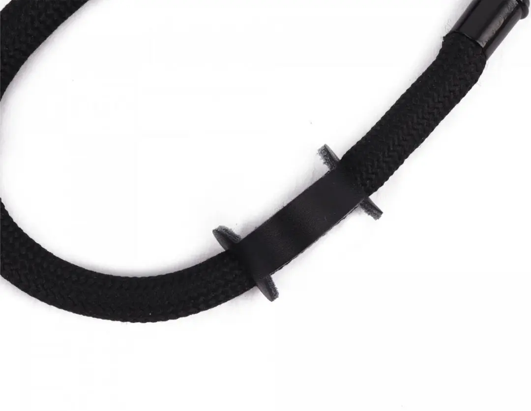 HappyCase Telefoonkoord Polsbandje 30cm - Zwart - afbeelding 6 van 6