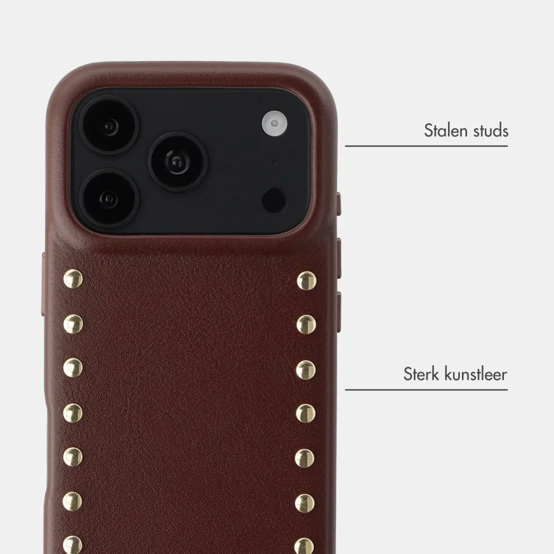 Selencia Hoesje iPhone 17 Pro MagSafe - Cacao Crush