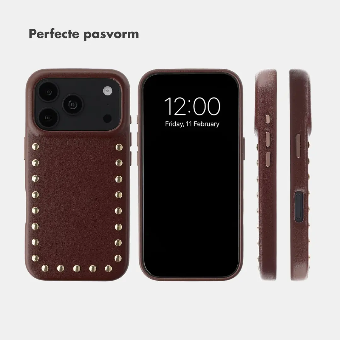Selencia Hoesje iPhone 17 Pro MagSafe - Cacao Crush