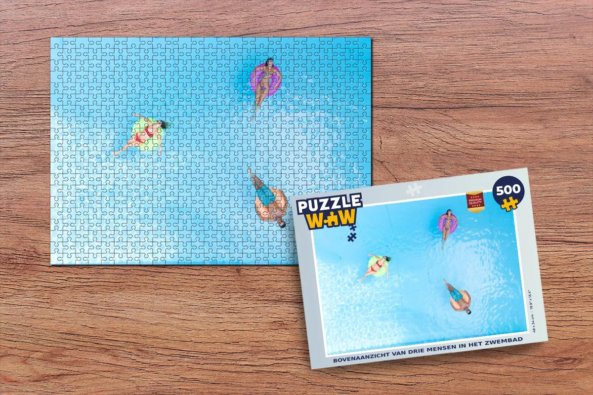 PuzzleWow Zomer Zwemband Legpuzzel 500 Stuks - Multicolor
