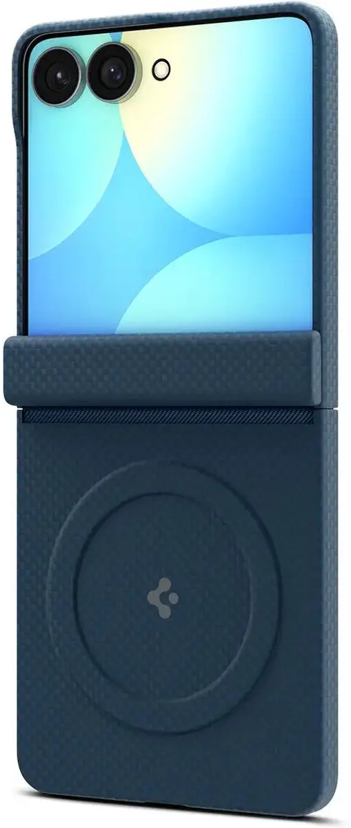 Spigen Air Skin Aramid ACS11514 Hoesje - Samsung Galaxy Z Flip8 - Navy