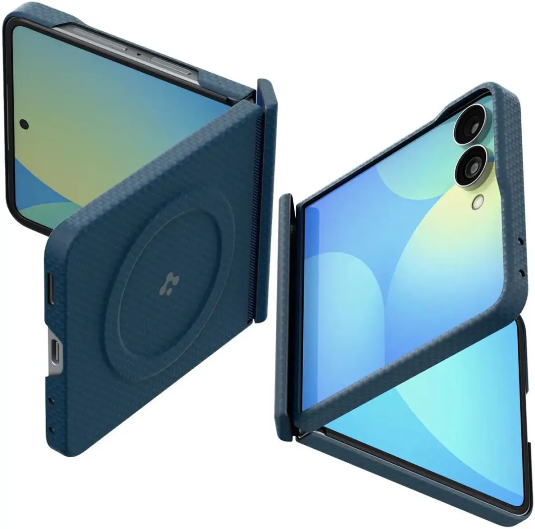 Spigen Air Skin Aramid ACS11514 Hoesje - Samsung Galaxy Z Flip8 - Navy