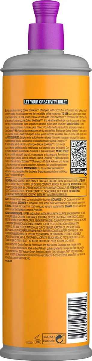 TIGI Bed Head Colour Goddess Shampoo 750ml - afbeelding 4 van 4