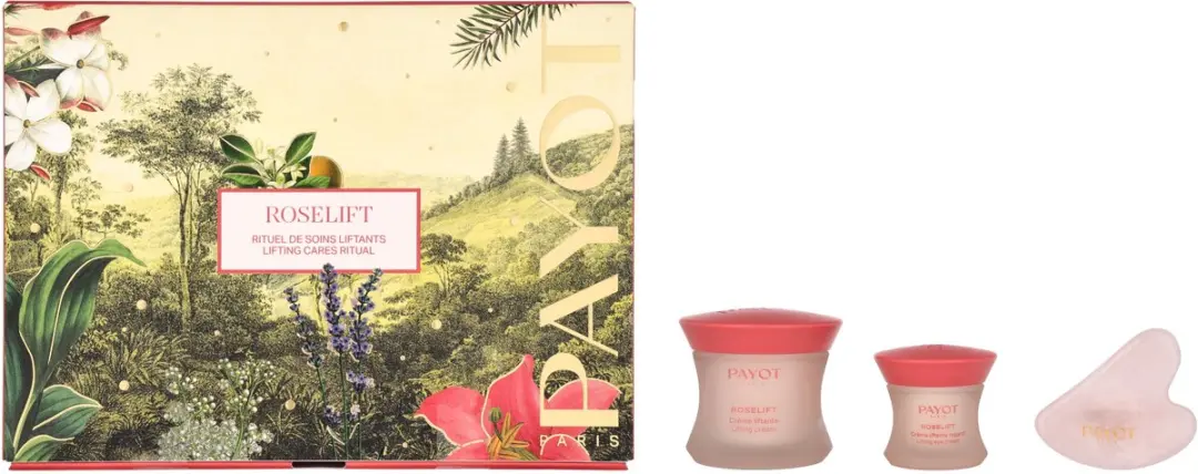 Payot Roselift Set - 65ml Lifting Cream & Eye Cream + Kwarts Accessoire