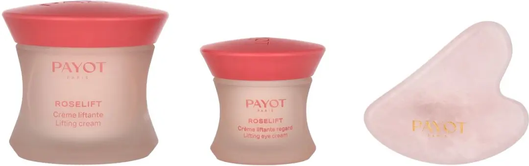 Payot Roselift Set - 65ml Lifting Cream & Eye Cream + Kwarts Accessoire