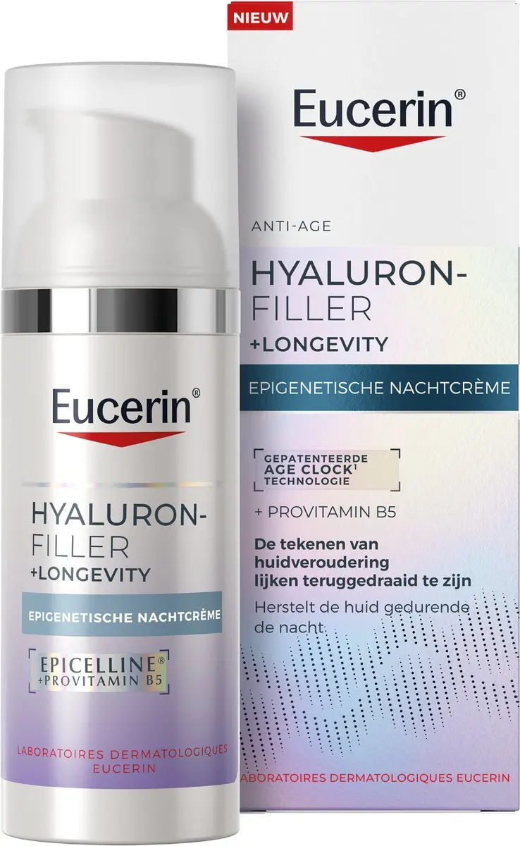 Eucerin Hyaluron-Filler + Longevity Nachtcrème 50ml