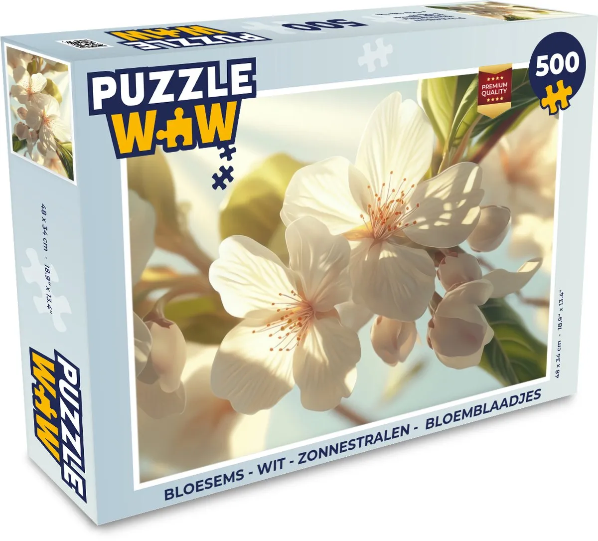PuzzleWow Bloesems Legpuzzel 500 Stuks