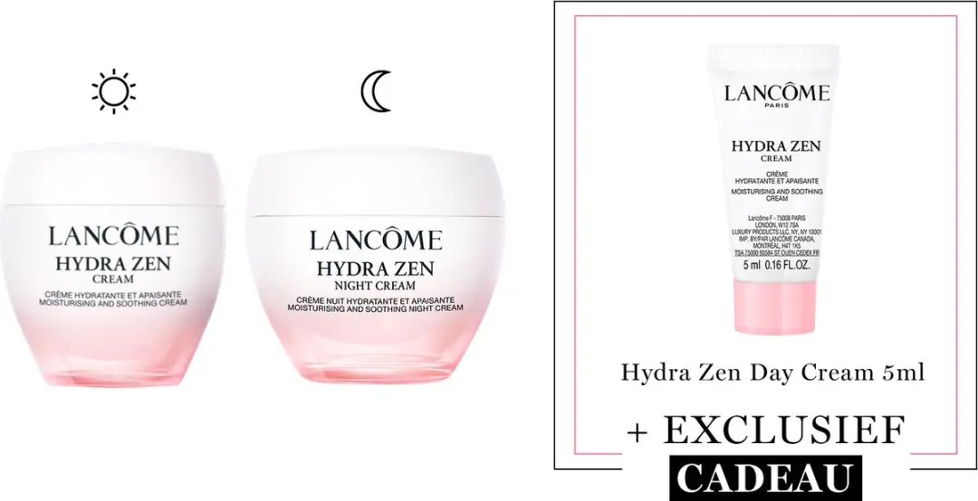 Lancôme Hydra Zen 2-Step Hydraterende Moisturizer Skincare Routine: Dagcreme