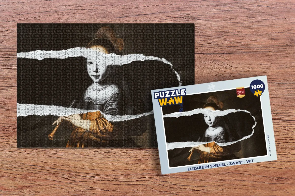 PuzzleWow Elizabeth Spiegel Legpuzzel 1000 Stuks - Multicolor