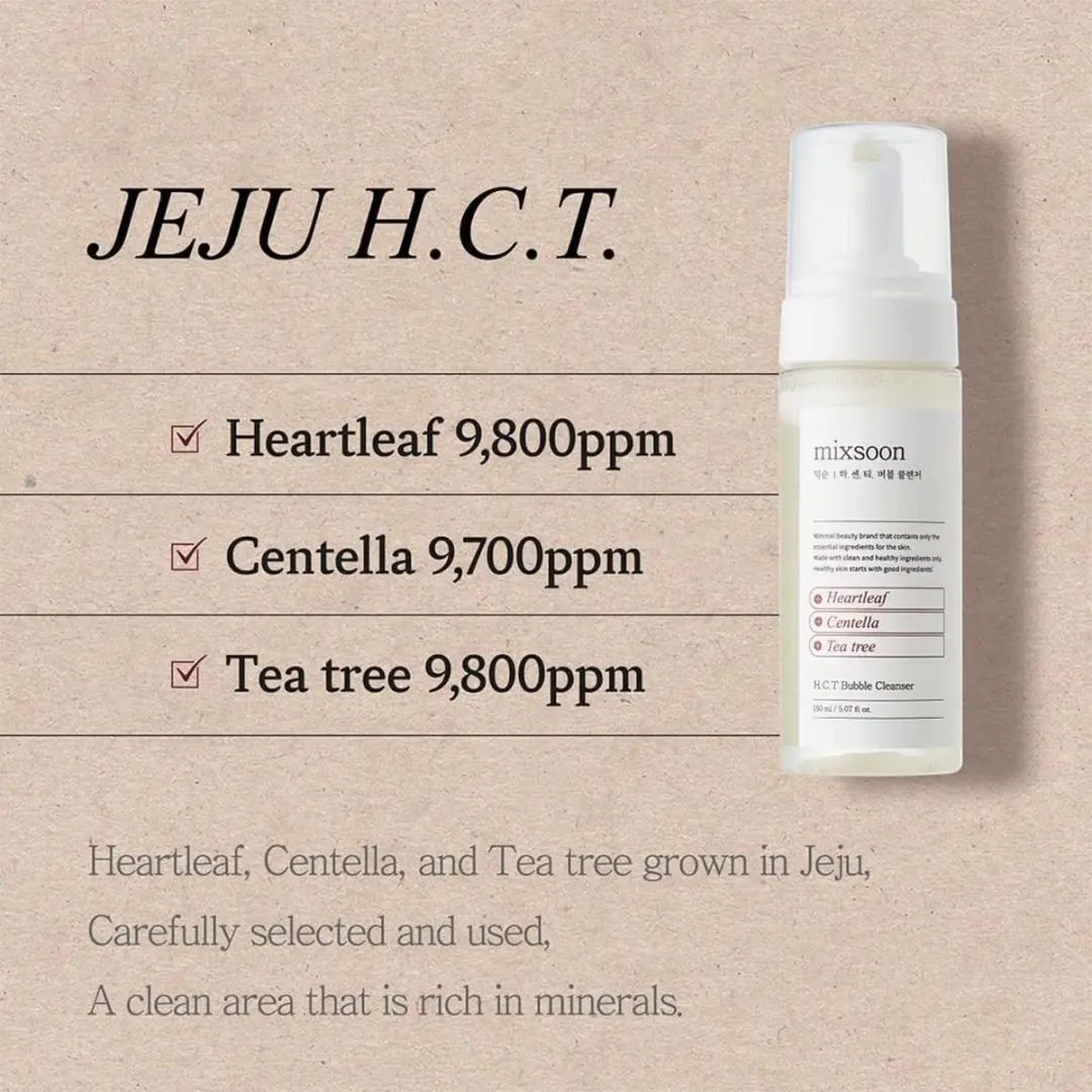 Mixsoon H.C.T. Bubble Cleanser 150ml