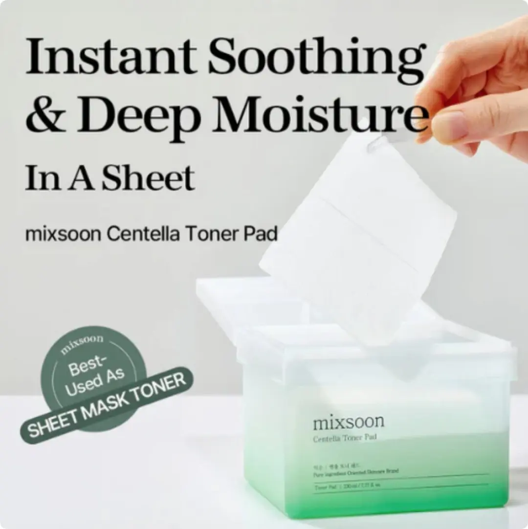 Mixsoon Centella Toner Pads 120 Stuks - 180ml