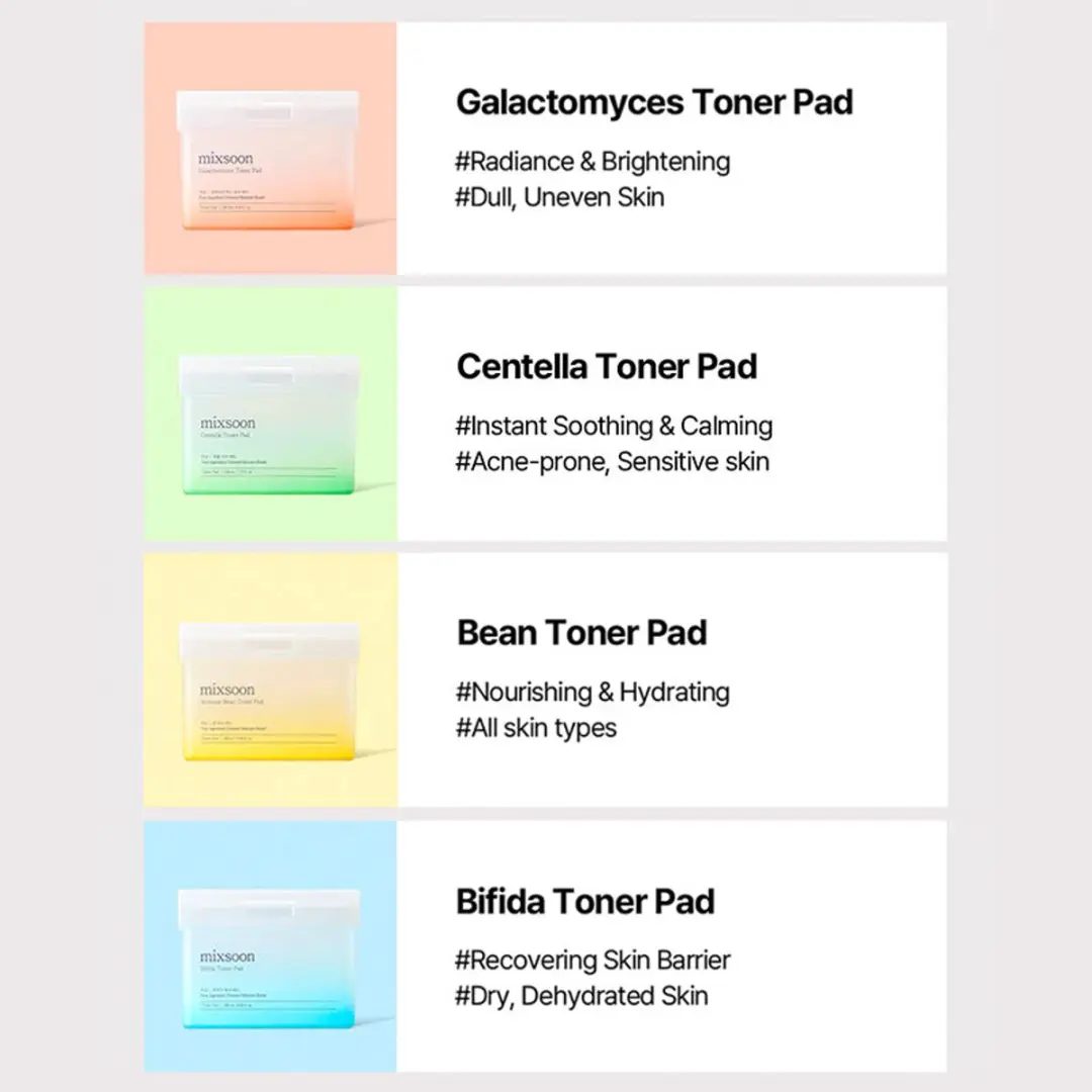 Mixsoon Galactomyces Toner Pad 60 Stuks