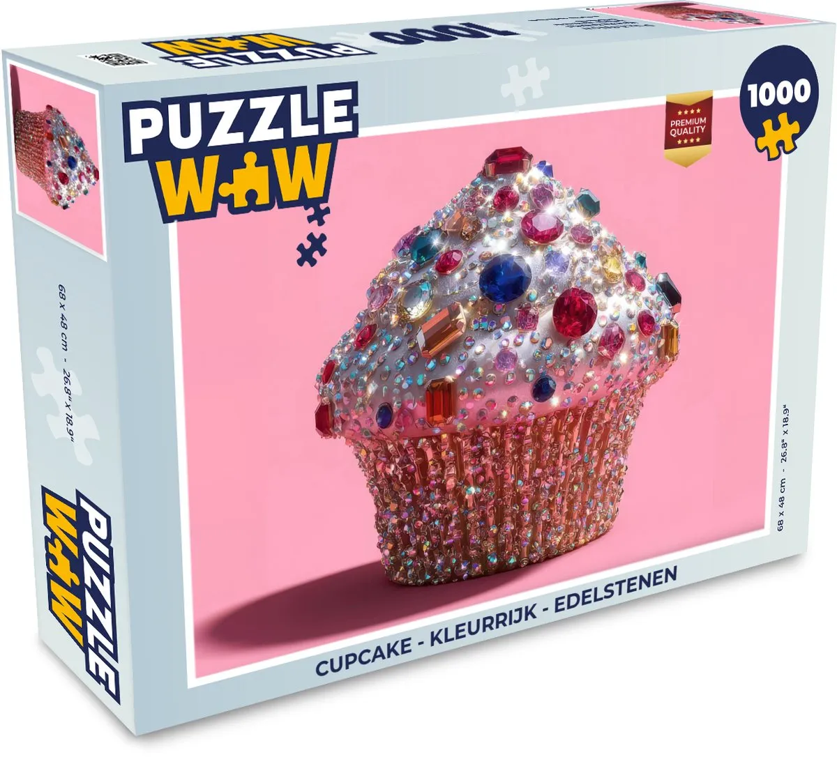 PuzzleWow Cupcake Legpuzzel 1000 Stuks