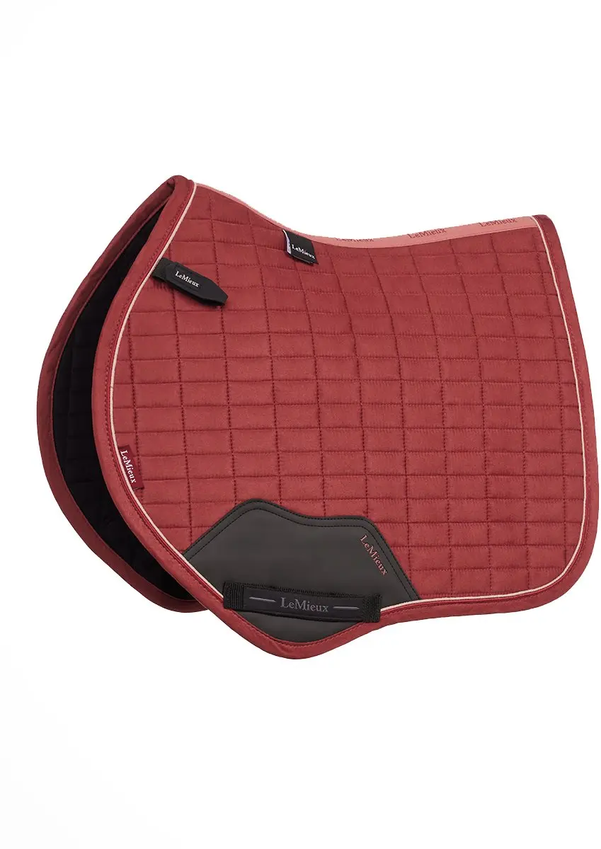 Lemieux Zadeldek Lemieux Suede Close Contact Square Springen Rood