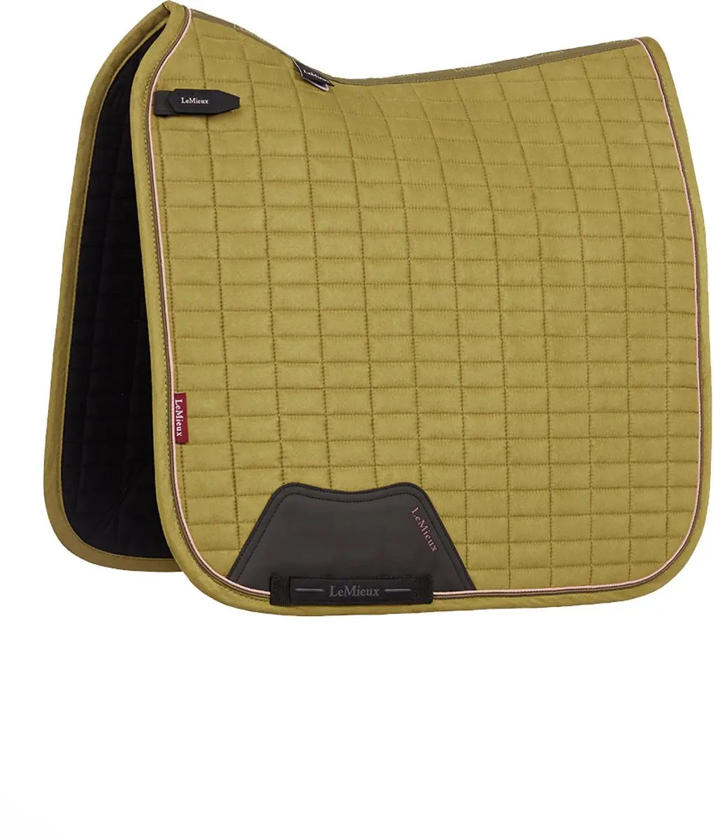 Lemieux Suede Dressage Zadeldek Full - Lichtgroen