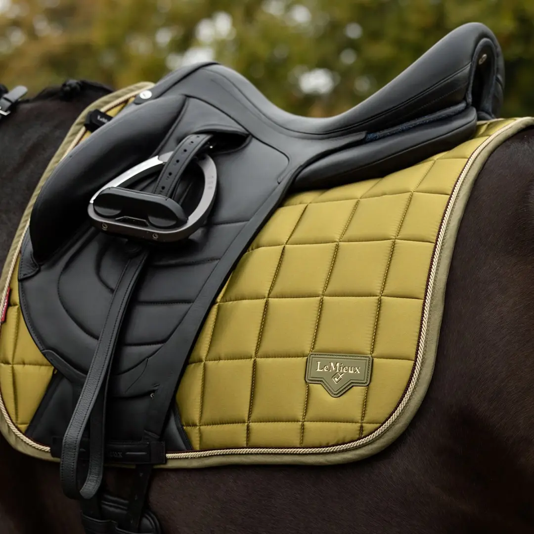 Lemieux Zadeldek Lemieux Loire Classic Dressage Square Lichtgroen