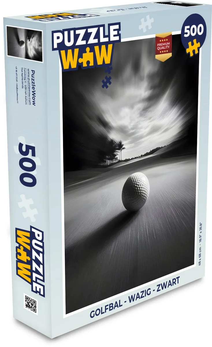 PuzzleWow Golfbal Puzzel 500 Stuks