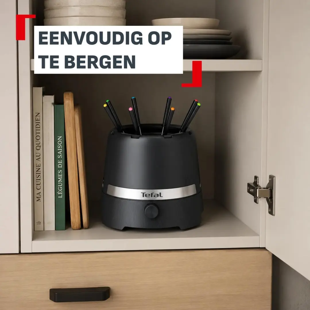 Tefal ThermoRespect EF2758 Fonduepan 8 Personen - 800W - afbeelding 3 van 6