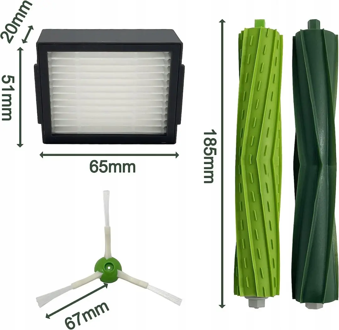 Accessoireset voor iRobot Roomba i3, i4, i5, i6, i7, i8, e4, e5, e6, e7, j7