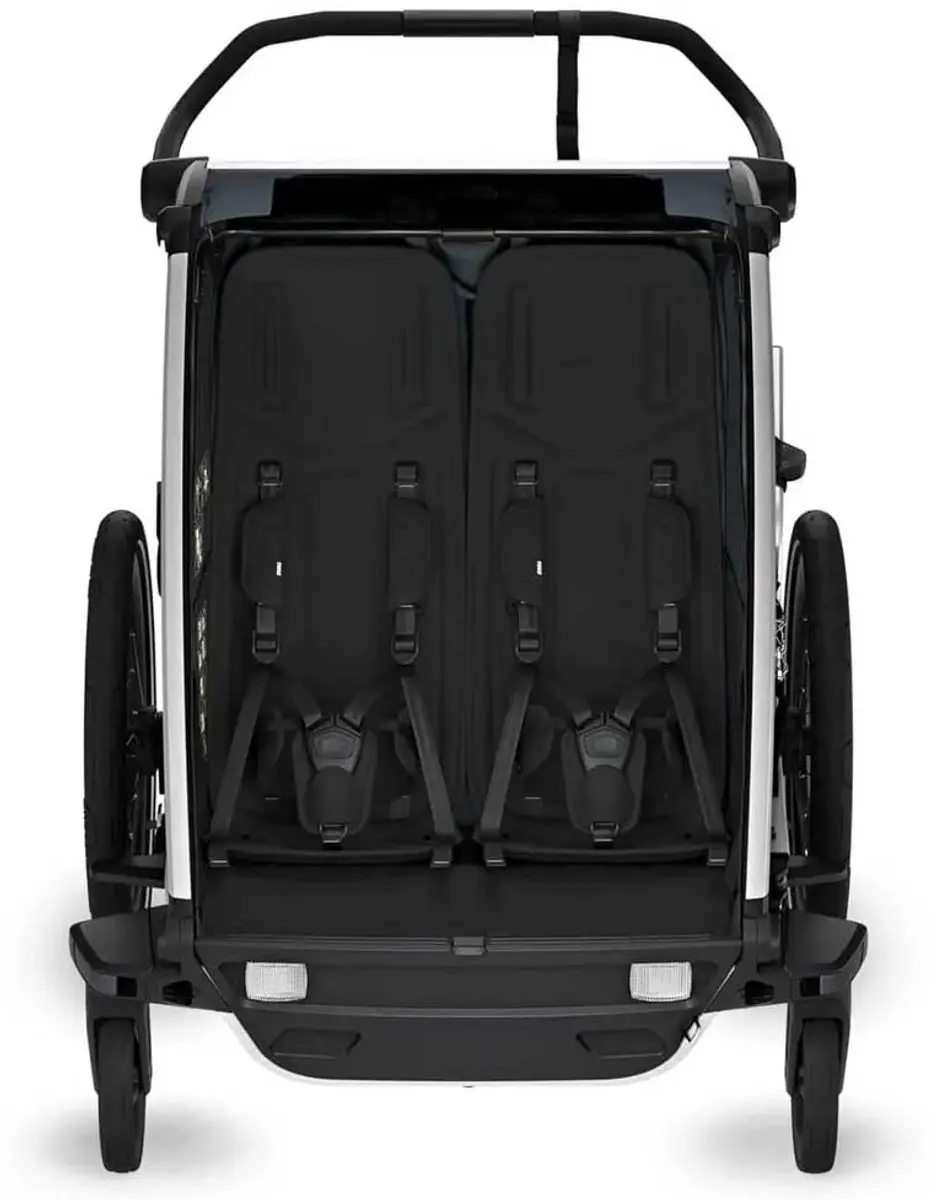 Thule Chariot Cross 2 Fietskar - Zilver - Max. 44 kg - afbeelding 2 van 4