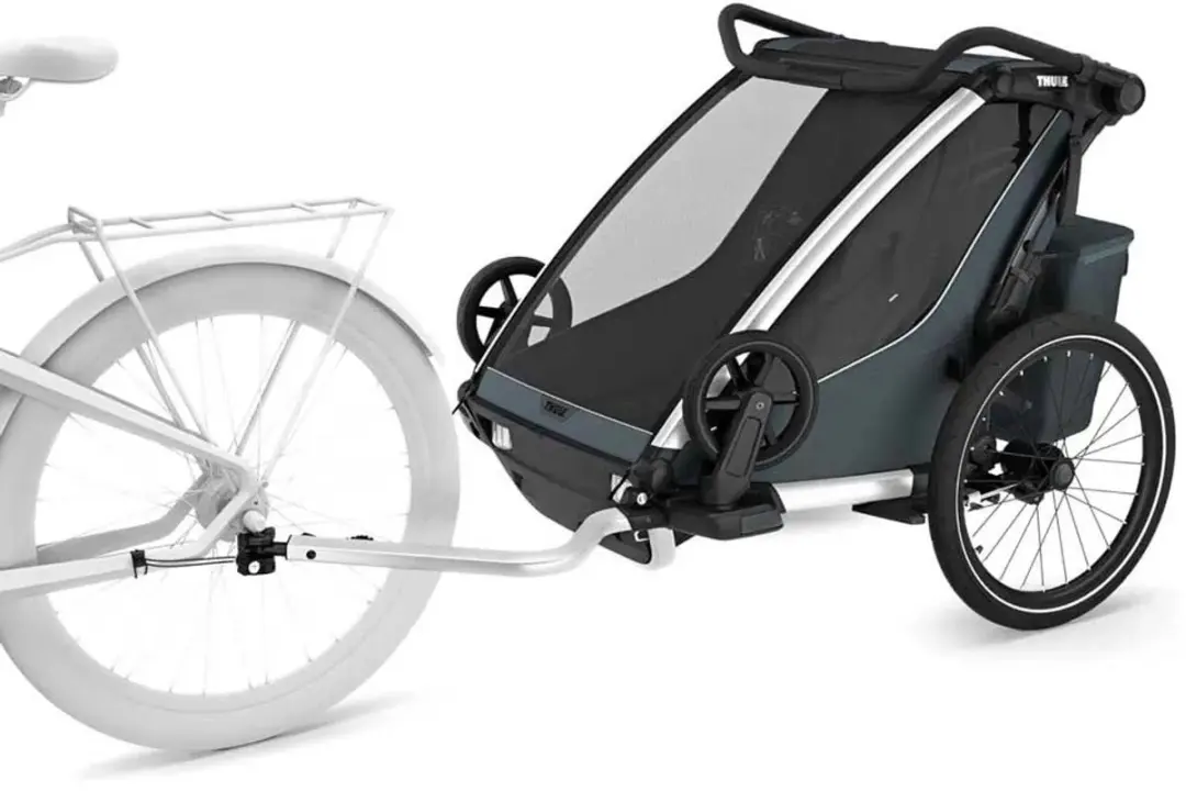 Thule Chariot Cross 2 Fietskar - Zilver - Max. 44 kg - afbeelding 4 van 4