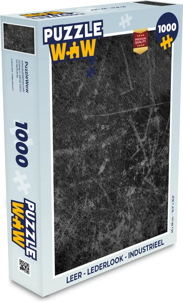 PuzzleWow Industrieel Legpuzzel 1000 Stuks - Multicolor