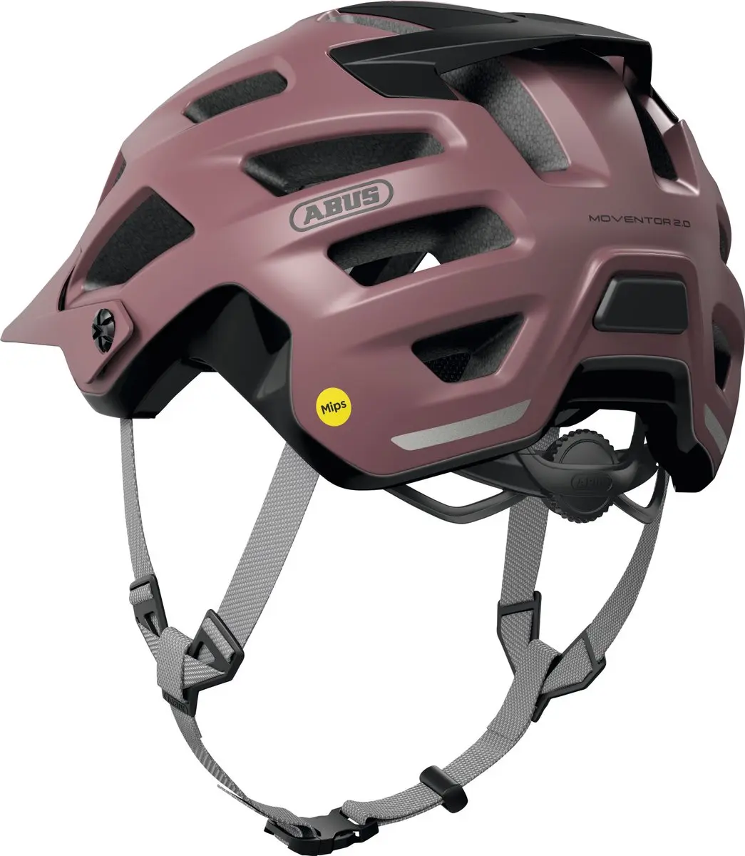 Abus helm Moventor 2.0 MIPS blush red L 57-61cm - afbeelding 6 van 6