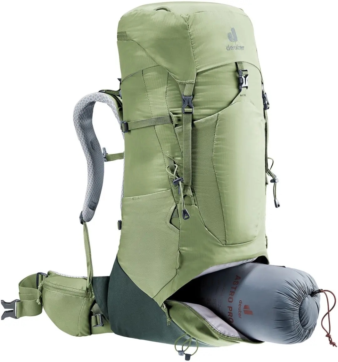 Deuter Aircontact Lite 35+10 SL Trekkingrugzak 45L - Groen - afbeelding 3 van 6