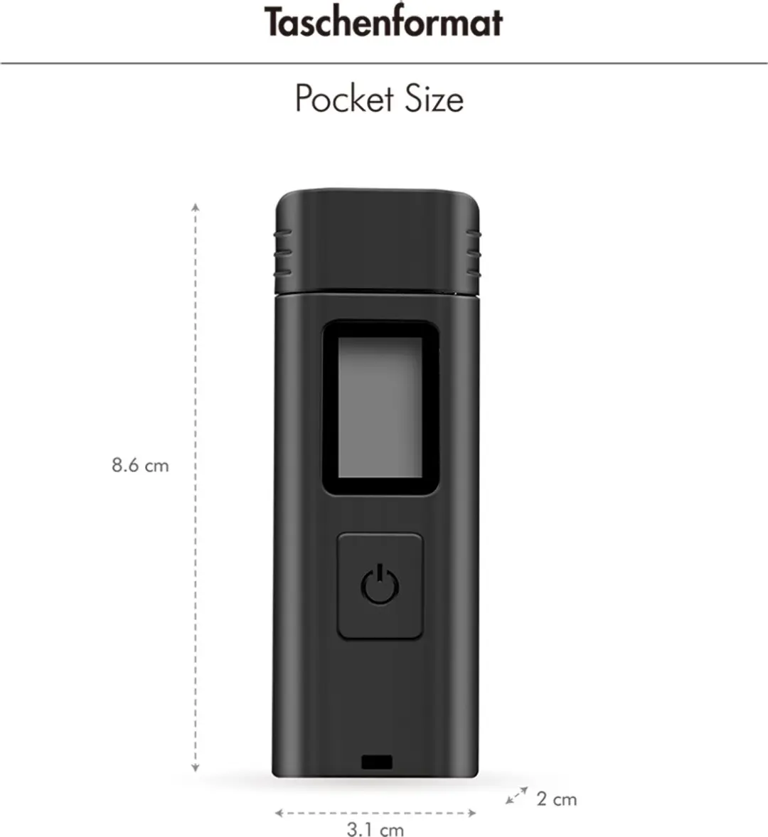 LogiLink AA0188 Alcoholtester - Zwart - afbeelding 3 van 4