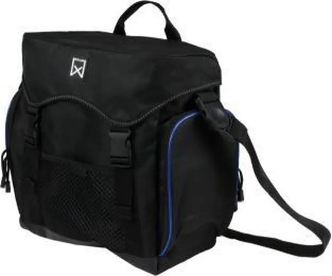 Willex Enkele Fietstas XL 17L - Zwart/Blauw - afbeelding 5 van 5