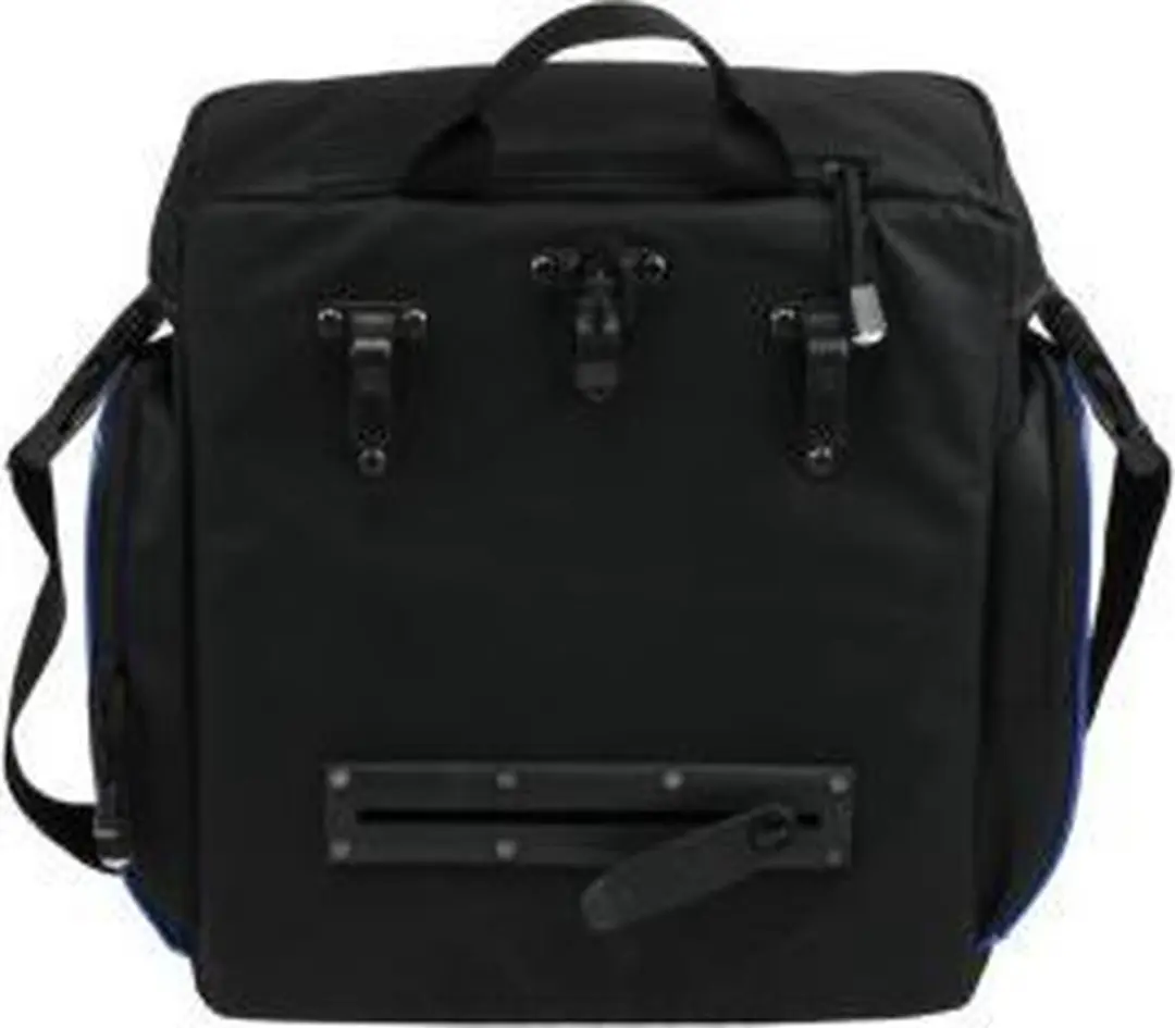 Willex Enkele Fietstas XL 17L - Zwart/Blauw - afbeelding 3 van 5