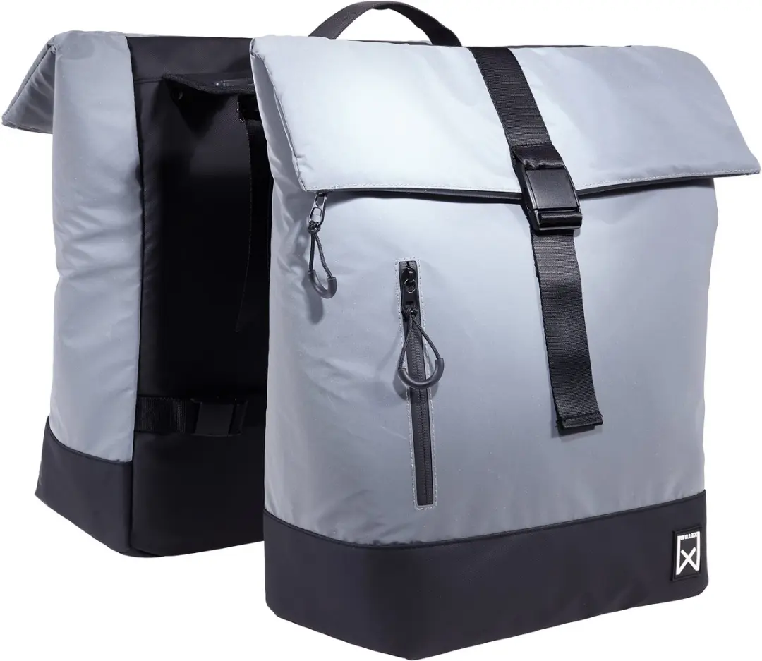 Willex Dubbele Tas 34L - Reflecterend - Grijs - afbeelding 5 van 6