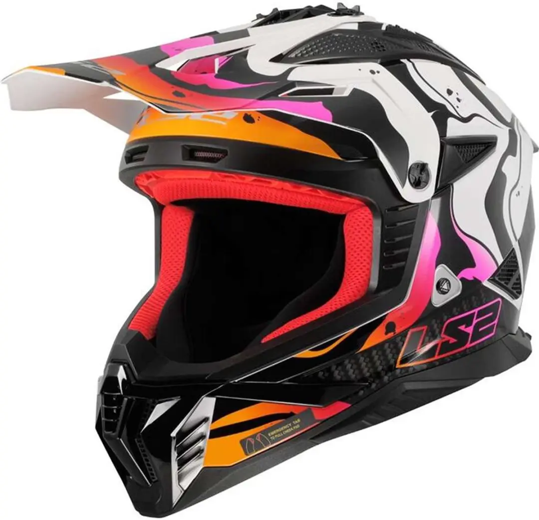 LS2 MX708 Fast II Wash Offroad Helm - XS