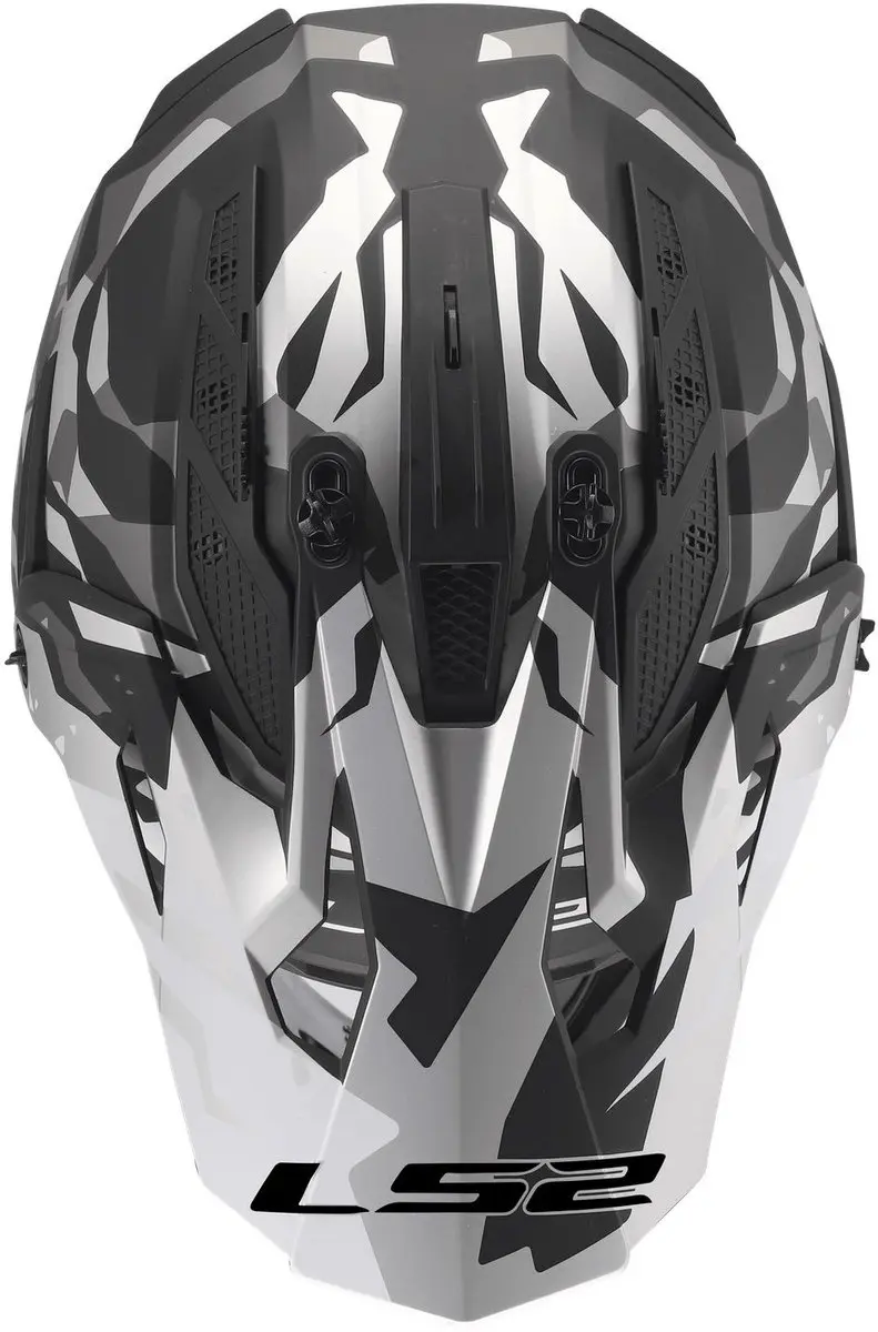LS2 Fast II Grotesk MX708 Helm - M - Meerkleurig