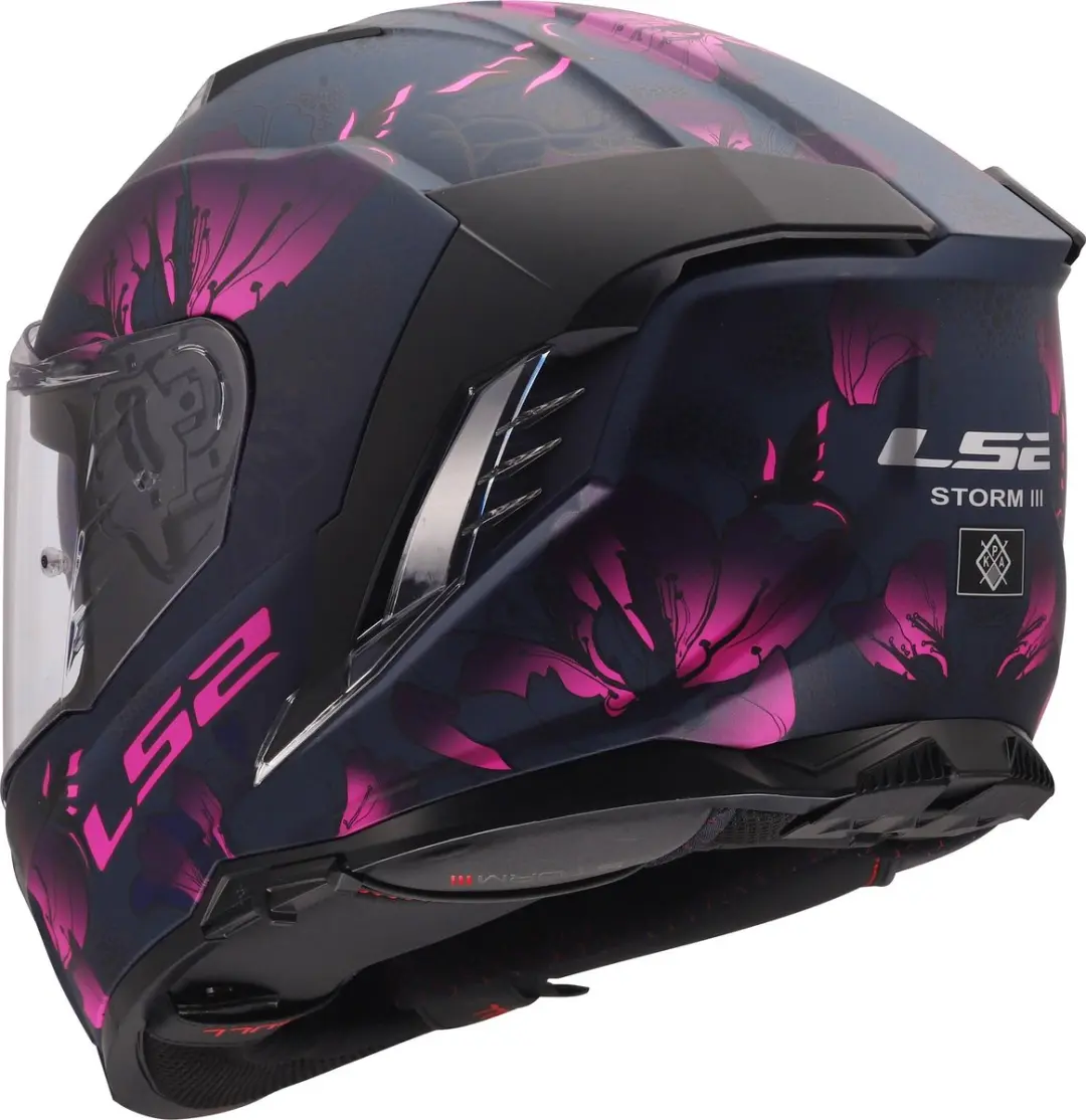 LS2 FF818 Storm III Burst Helm - XS - Roze/Zwart