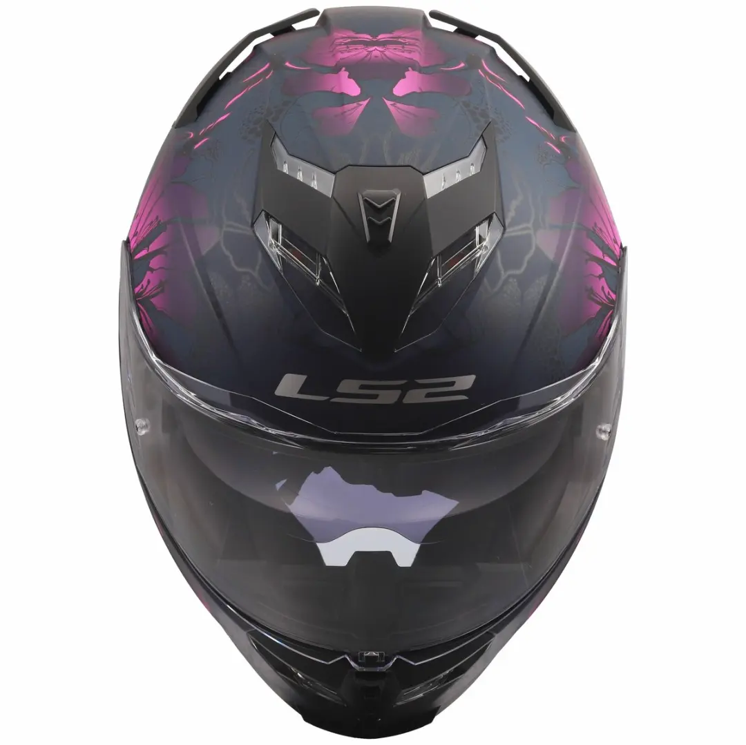 LS2 FF818 Storm III Burst Helm - XS - Roze/Zwart