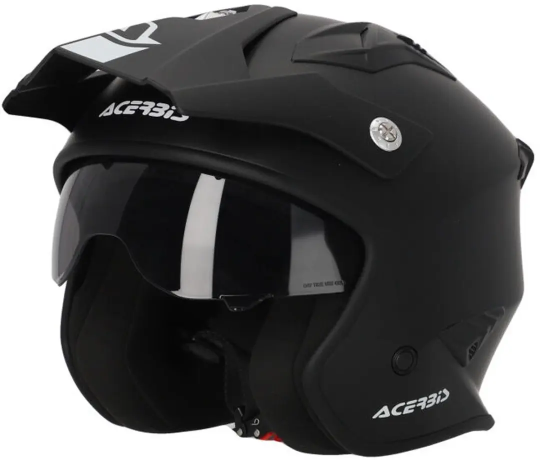 Acerbis Aria Solid Zwart Jethelm