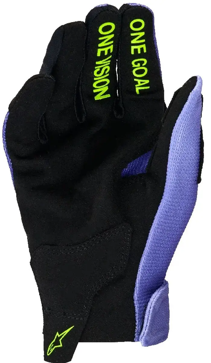 Alpinestars Radar Off-road Handschoenen Kinderen S - Paars/Geel - afbeelding 2 van 2