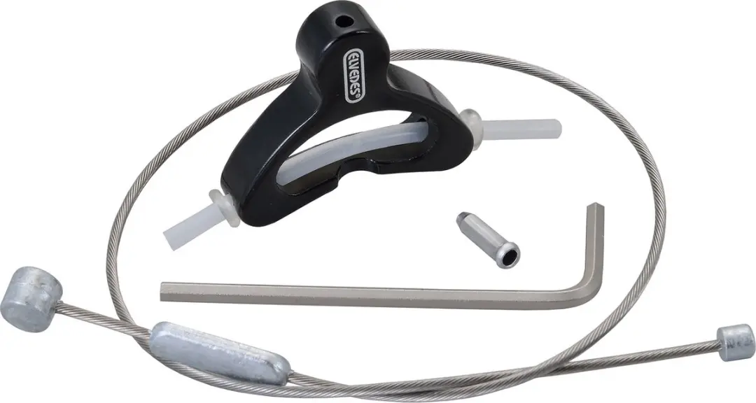 Elvedes Kabelstopper Met Kabel Zwart/zilver